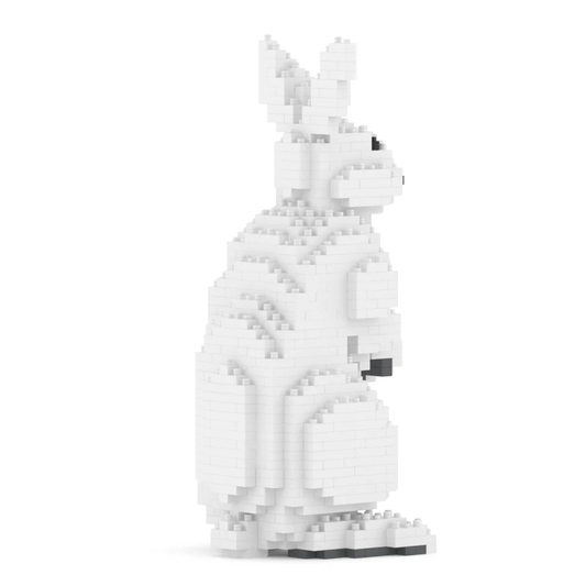 Jekca Lego White Rabit Building Set back side image