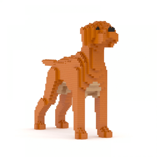 Hungarian Vizsla Dog Sculptures - LAminifigs , lego style jekca building set
