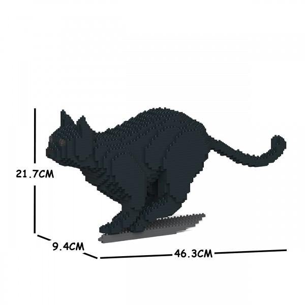 Black Cats Sculptures - LAminifigs , lego style jekca building set
