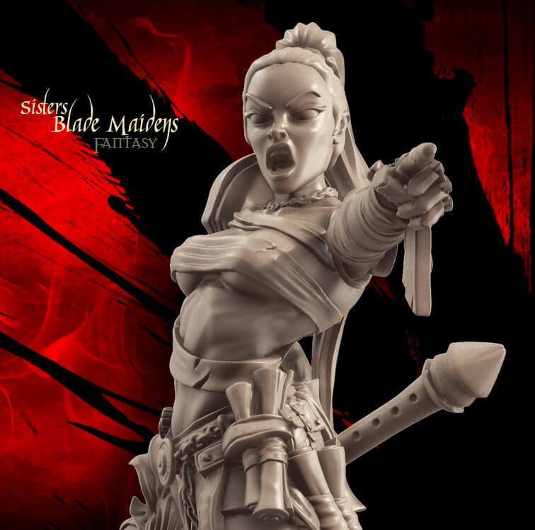 Blade Maidens - Troops - LAminifigs , lego style jekca building set