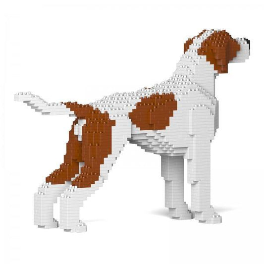 English Pointer Dog Sculptures - LAminifigs , lego style jekca building set