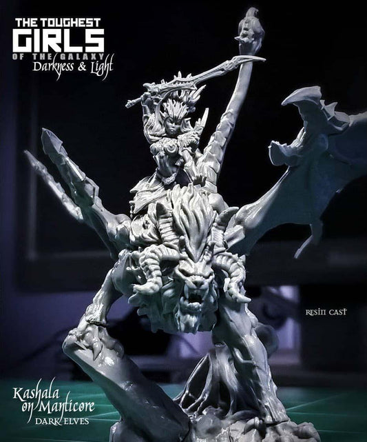 Manticore With Lady Kashala - LAminifigs , lego style jekca building set