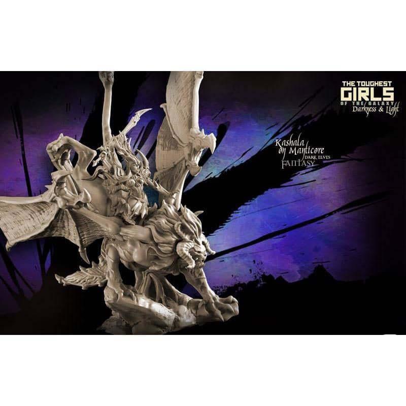 Manticore With Lady Kashala - LAminifigs , lego style jekca building set