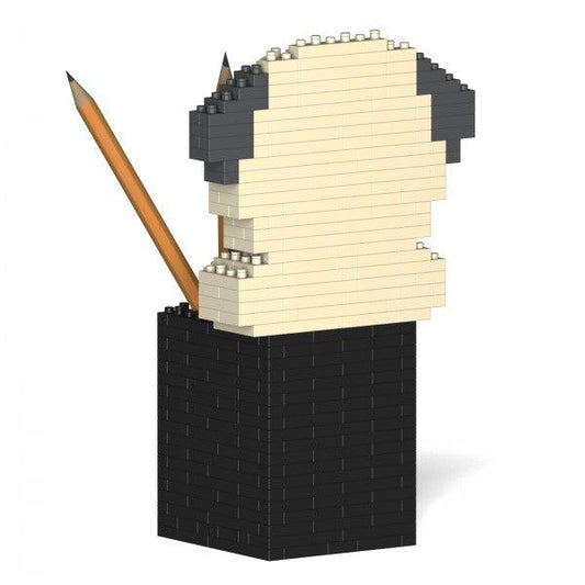 Pug Pencil Cup - LAminifigs , lego style jekca building set