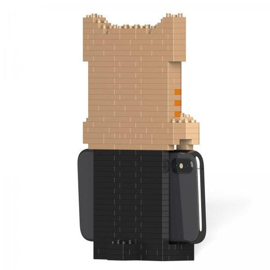Tabby Cat Phone Stand - LAminifigs , lego style jekca building set