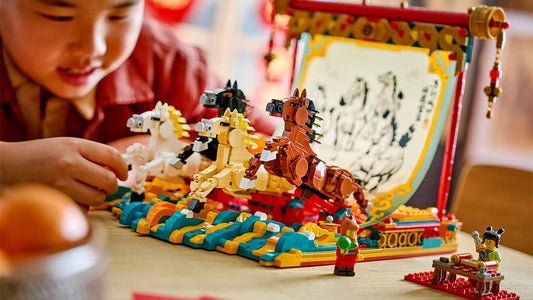 lego style jekca laminifigs year of the horse building sets