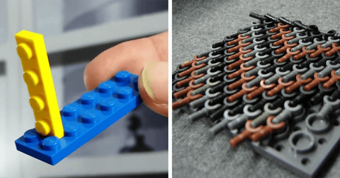 Eight illegal techniques to connect LEGO parts you may not have heard of before