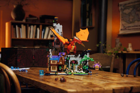 LEGO has unveiled a captivating set inspired by Dungeons and Dragons, featuring a majestic dragon, a charming tavern, and an imposing castle