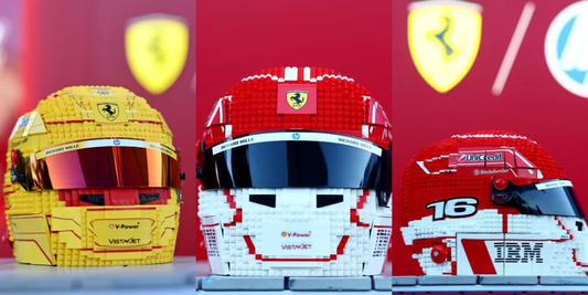 Green Light for Brick Builders: LEGO Unveils New Formula 1 Driver Helmets | Laminifigs.com