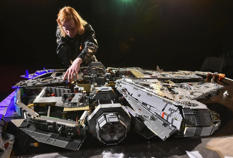 Lego Millennium Falcon made of 70,000 parts