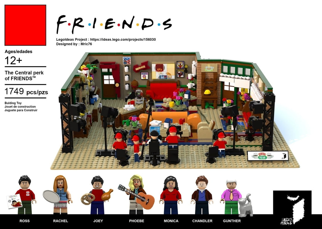 LEGO® has published a teaser for the new LEGO Ideas Friends set - LAminifigs