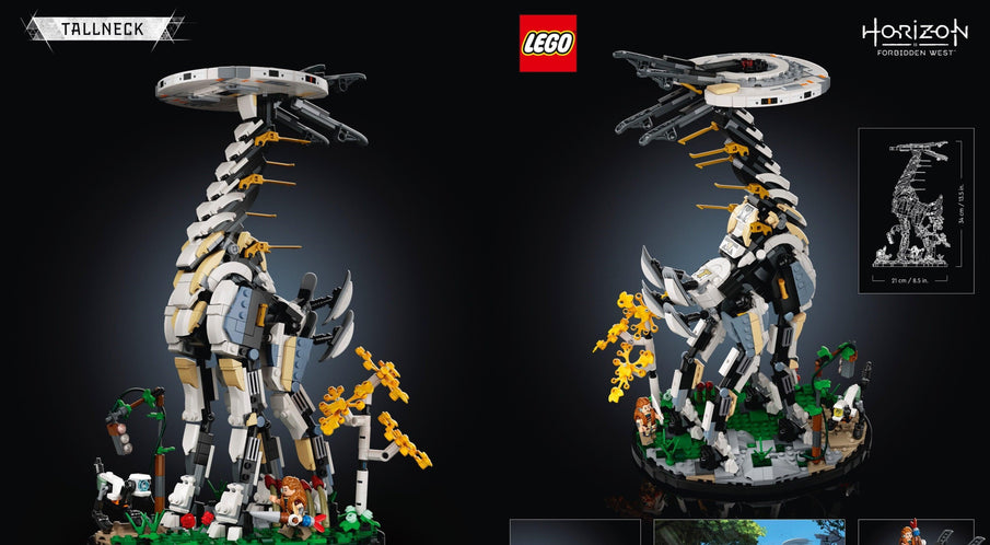 LEGO will release a set with a Tallneck from the Horizon video game (76989)