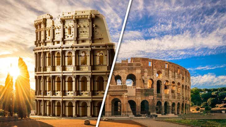 LEGO will release its largest set ever - a model of the Colosseum with over 9,000 pieces