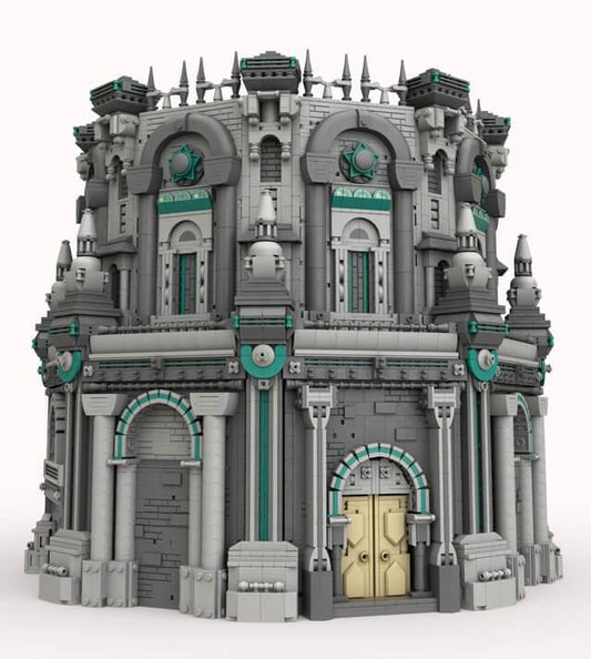 The walking mausoleum from Elden Ring was recreated with LEGO parts - the structure weighs 13 kg - LAminifigs