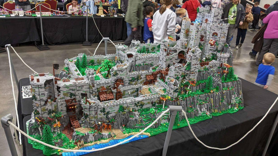 The Witcher 3 fan made an impressive replica of Kaer Morhen from LEGO©