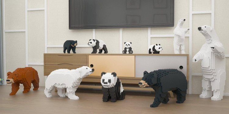 Animal Sculptures - LAminifigs , lego style jekca building sets