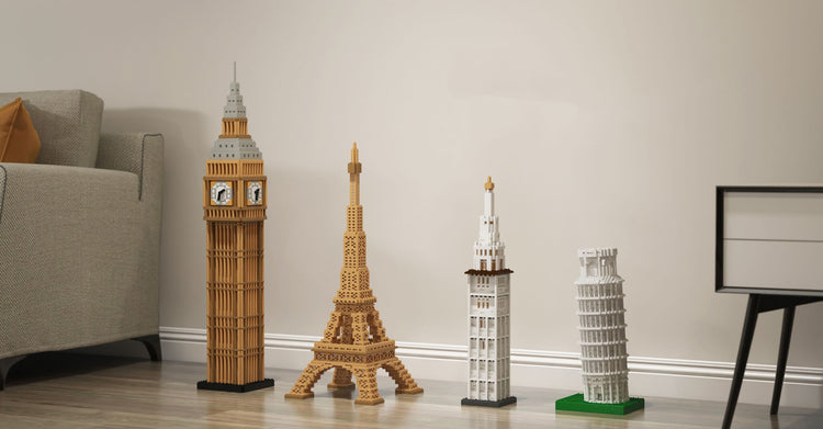 Architecture & Wonders - LAminifigs , lego style jekca building sets