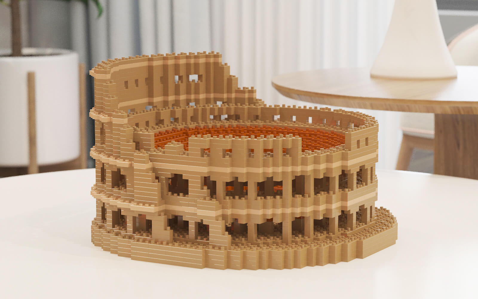 Lego style Jekca Colosseum Building Set LAminifigs