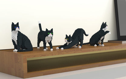 Tuxedo Cats Sculptures