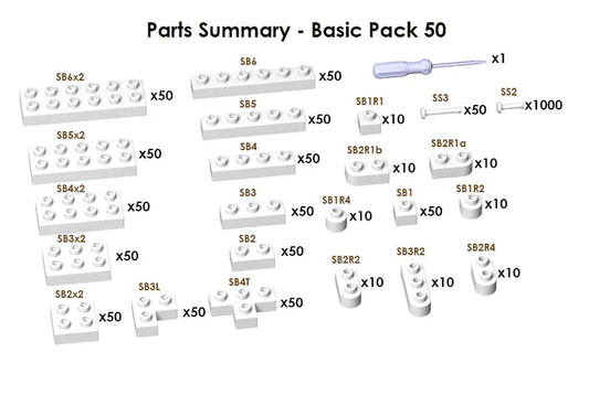 Single Colour Bricks Pack