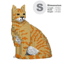 Orange Tabby Cats Sculptures