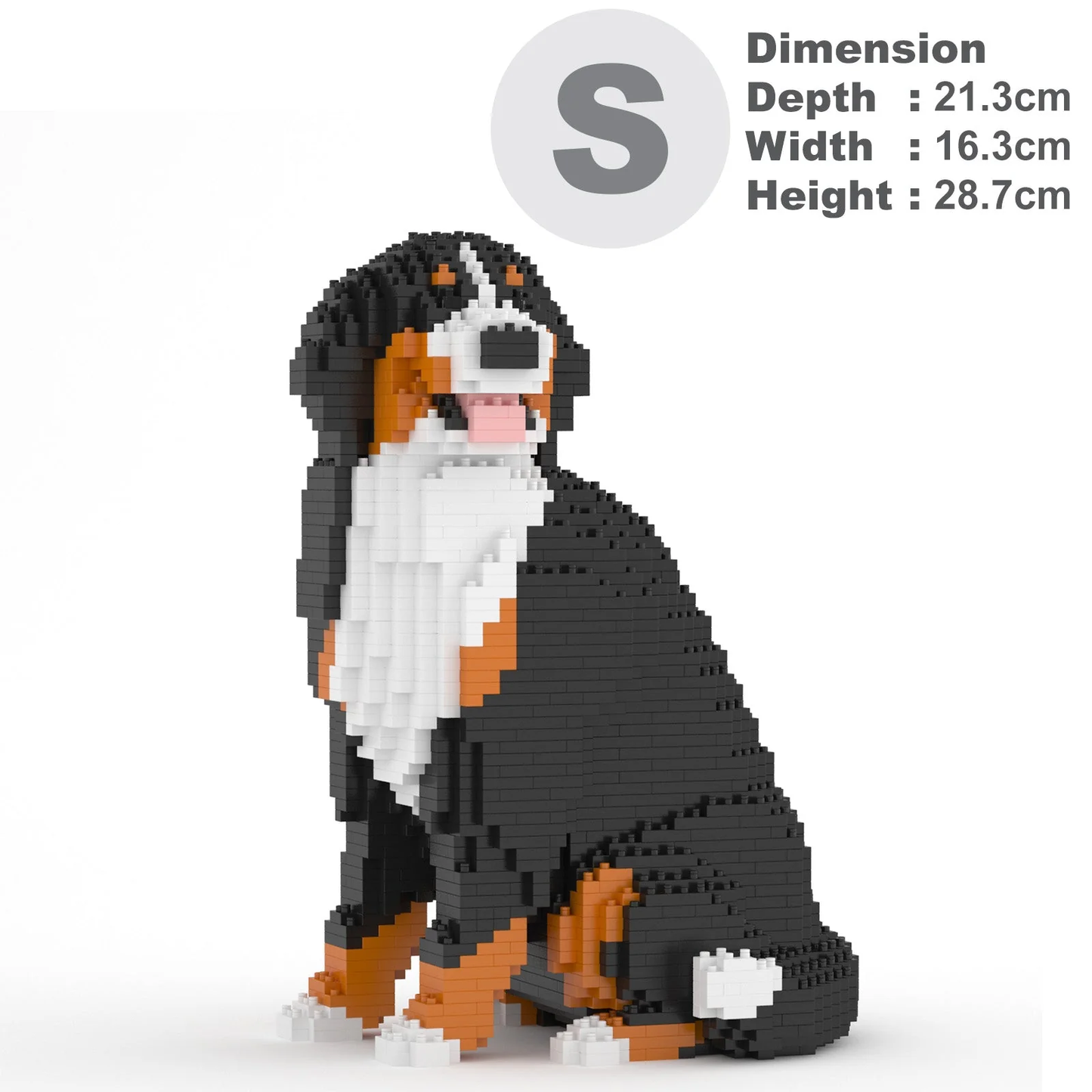 Bernese Mountain Dog Sculptures - LAminifigs , lego style jekca building set