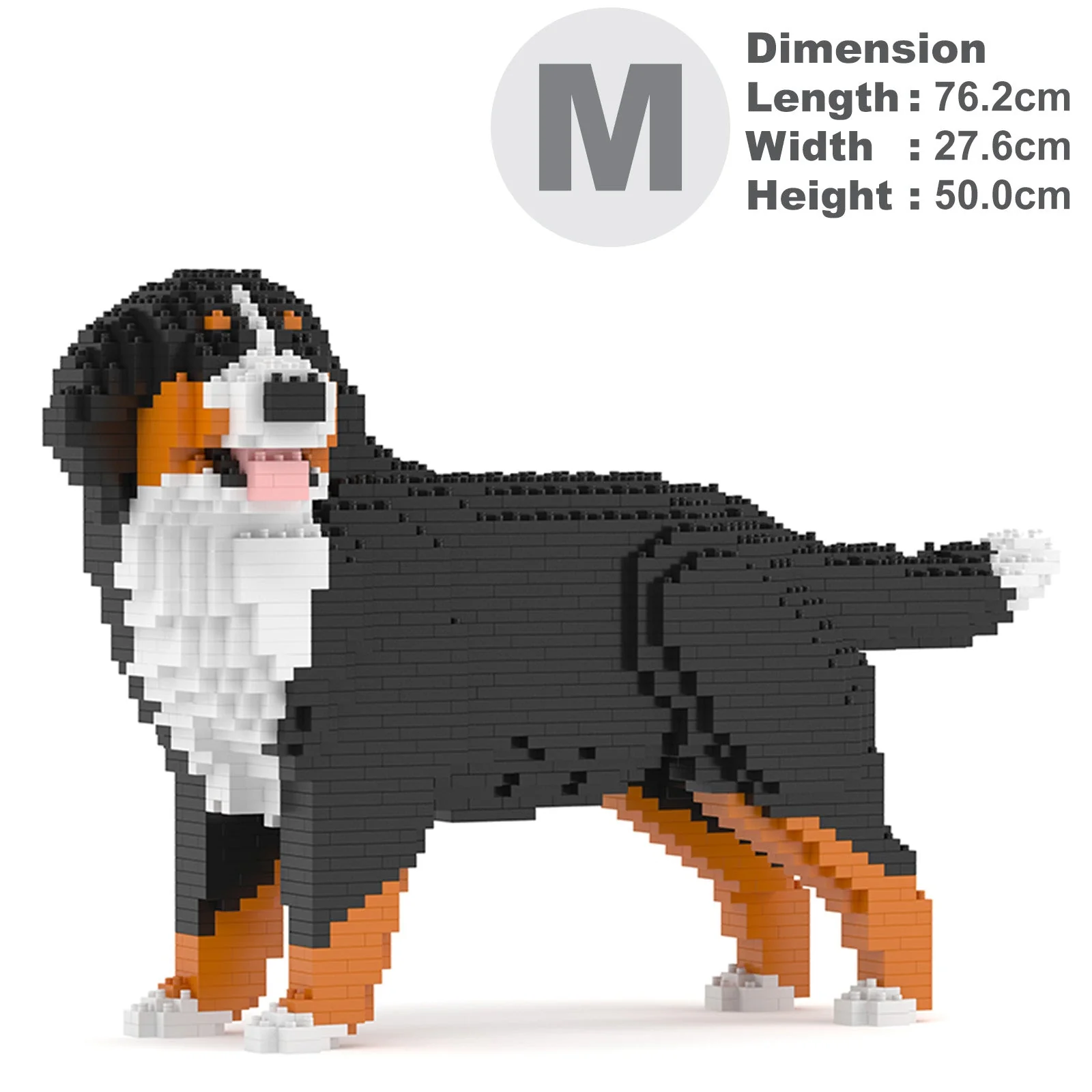 Bernese Mountain Dog Sculptures - LAminifigs , lego style jekca building set