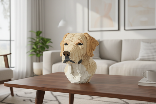 Labrador Bust Building Set – 3550 Pieces