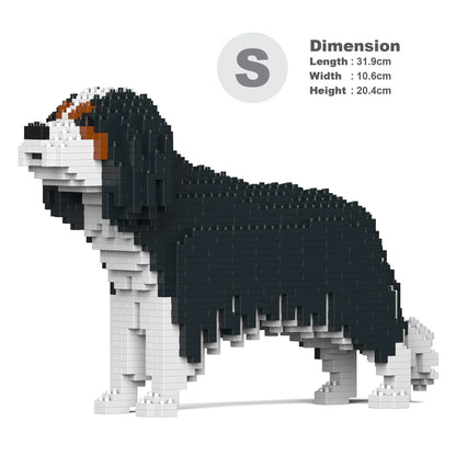 JEKCA cavalier king charles spaniel building block sculpture size description