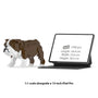 English Bulldog Dog Sculptures - DIY Building Block Kit