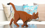 Abyssinian Cats Sculptures - LAminifigs , lego style jekca building set