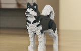 Alaskan Malamute Dog Sculptures - LAminifigs , lego style jekca building set