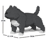 American Bully Dog Sculptures - LAminifigs , lego style jekca building set