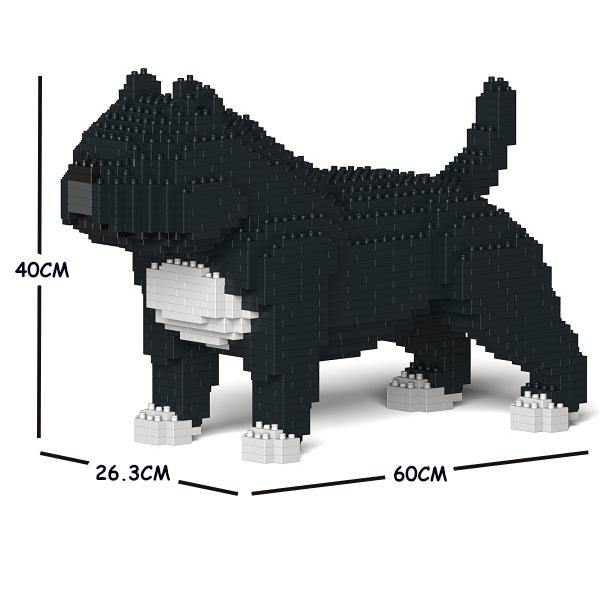 American Bully Dog Sculptures - LAminifigs , lego style jekca building set