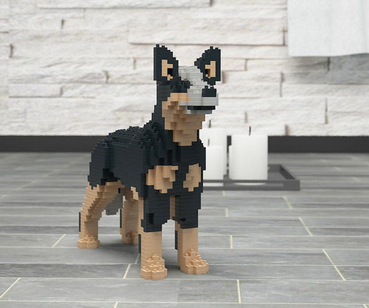 Australian Cattle Dog Sculptures - LAminifigs , lego style jekca building set