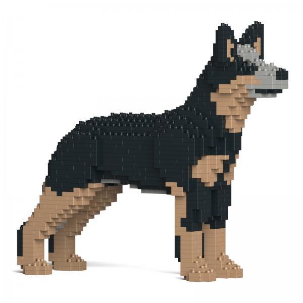 Australian Cattle Dog Sculptures - LAminifigs , lego style jekca building set