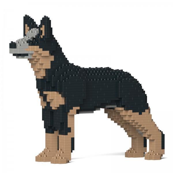 Australian Cattle Dog Sculptures - LAminifigs , lego style jekca building set