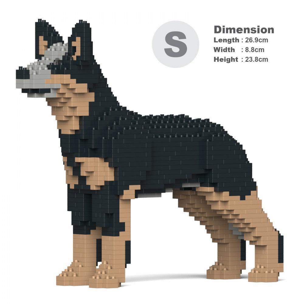 Australian Cattle Dog Sculptures - LAminifigs , lego style jekca building set