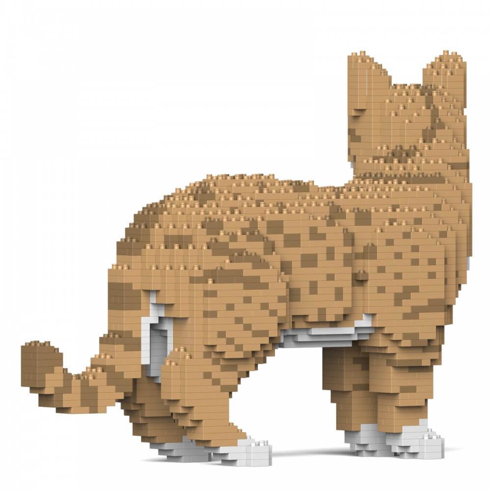 Australian Mist Cats Sculptures - LAminifigs , lego style jekca building set