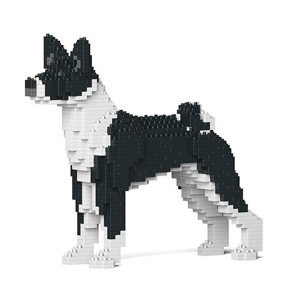 Basenji Dog Sculptures - LAminifigs , lego style jekca building set