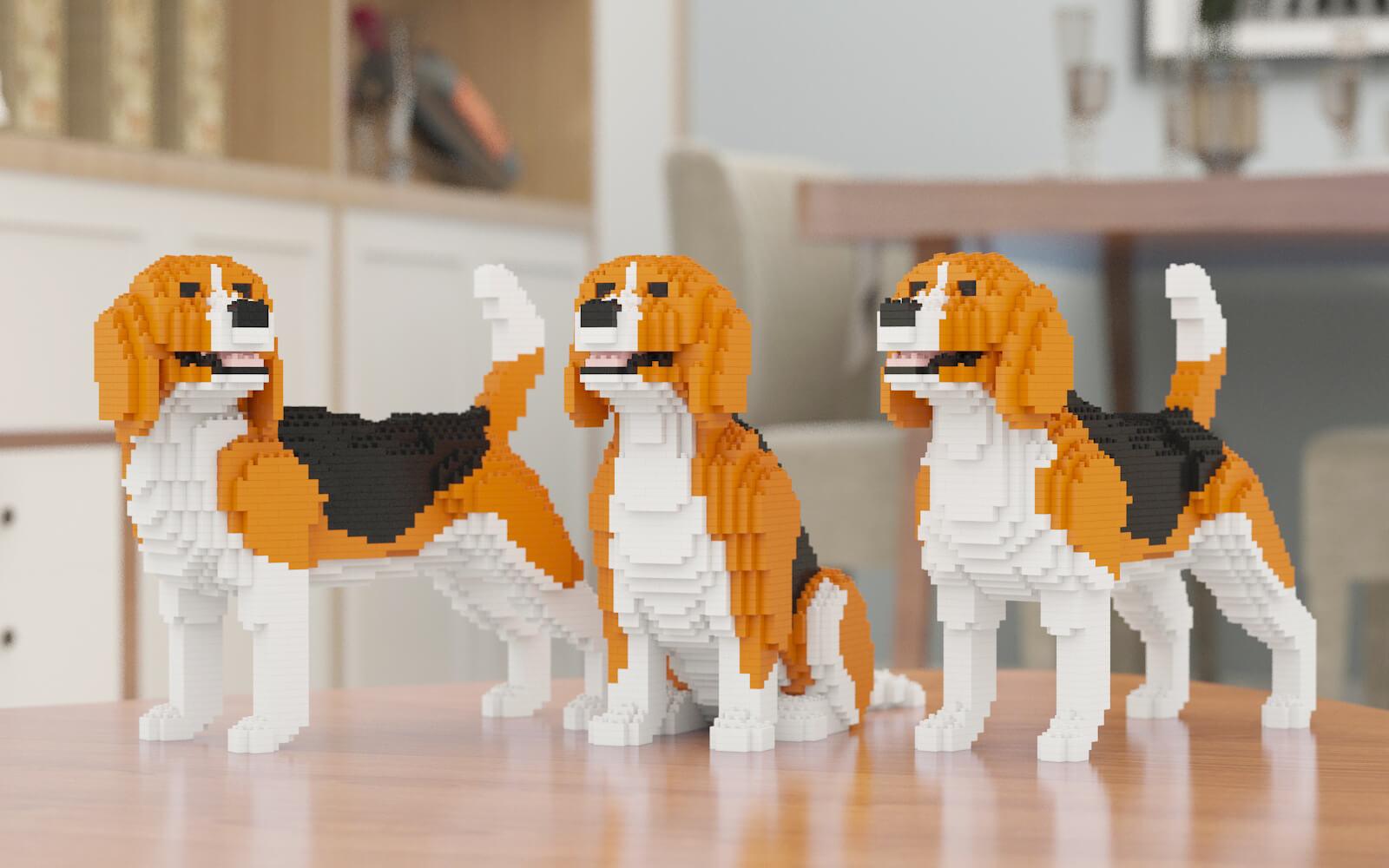 Beagle Dog Building Set LAminifigs