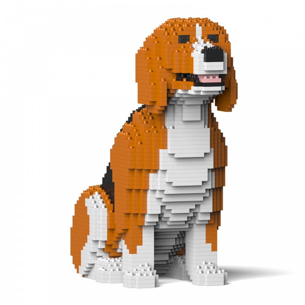 Beagle Dog Sculptures - LAminifigs , lego style jekca building set