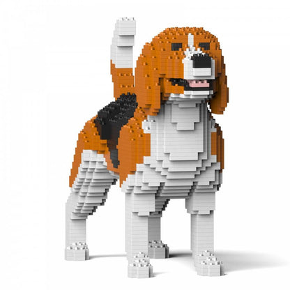 Beagle Dog Sculptures - LAminifigs , lego style jekca building set