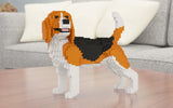 Beagle Dog Sculptures - LAminifigs , lego style jekca building set