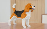 Beagle Dog Sculptures - LAminifigs , lego style jekca building set