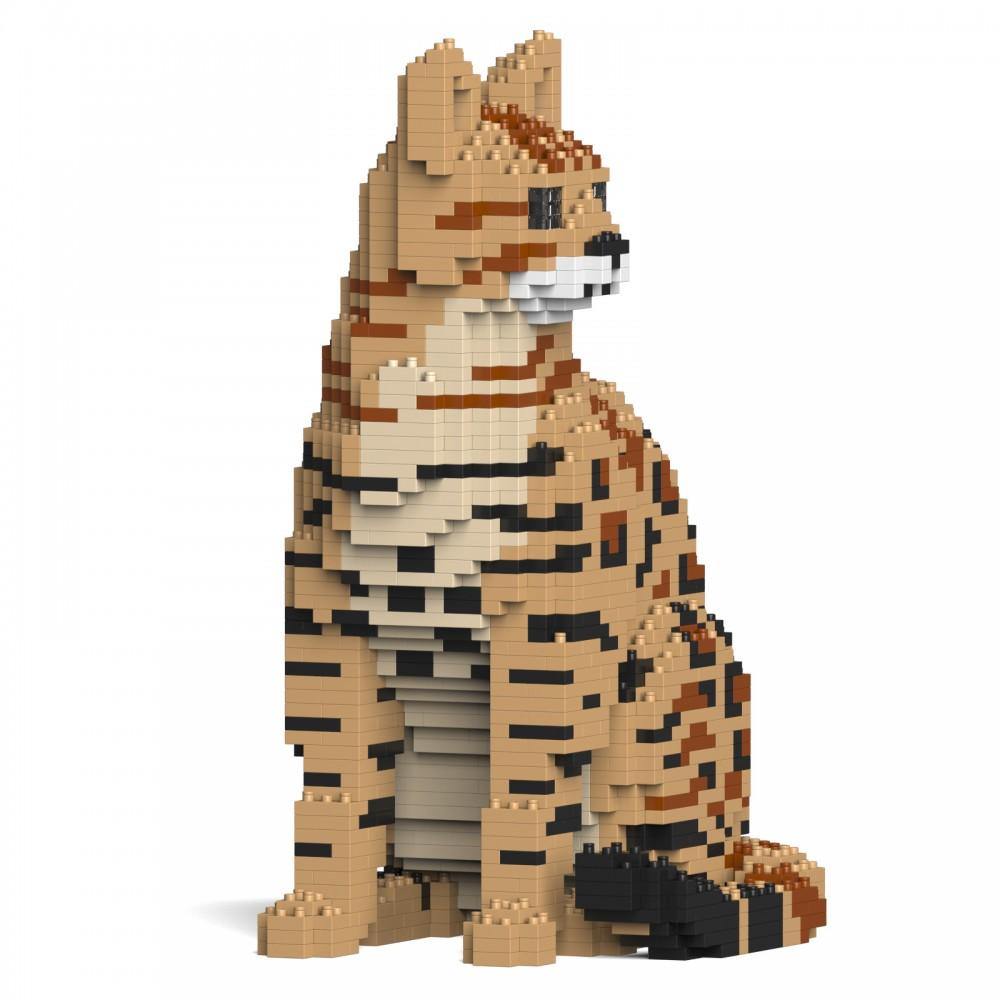 Bengal Cats Sculptures - LAminifigs , lego style jekca building set