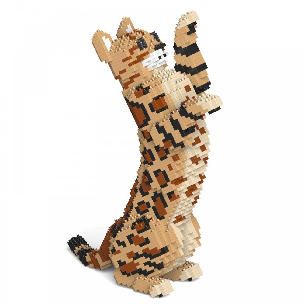 Bengal Cats Sculptures - LAminifigs , lego style jekca building set