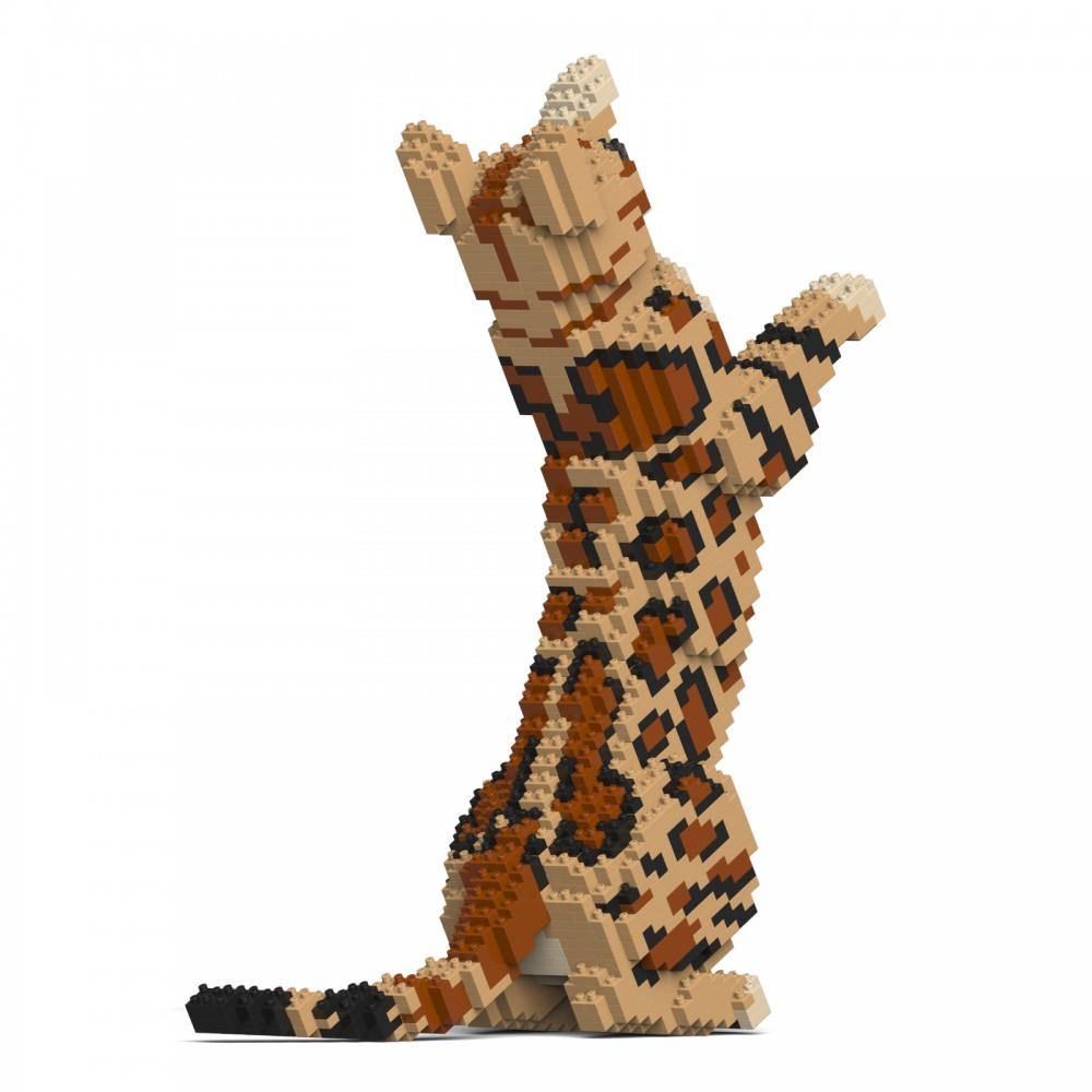 Bengal Cats Sculptures - LAminifigs , lego style jekca building set