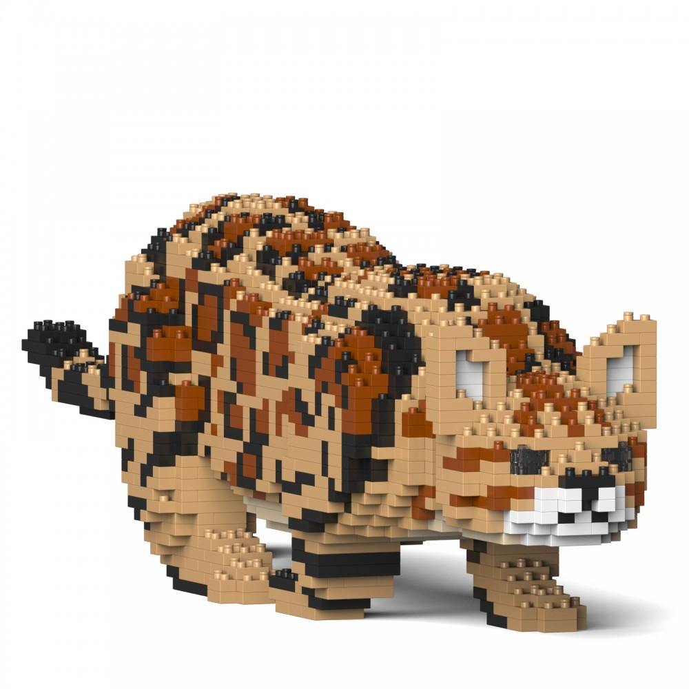 Bengal Cats Sculptures - LAminifigs , lego style jekca building set