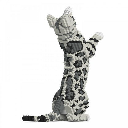 Bengal Cats Sculptures - LAminifigs , lego style jekca building set